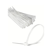 Cırt Kelepçe Kablo Bağı, Plastik Kelepçe 2.5 x 100 mm, 100 Adet
