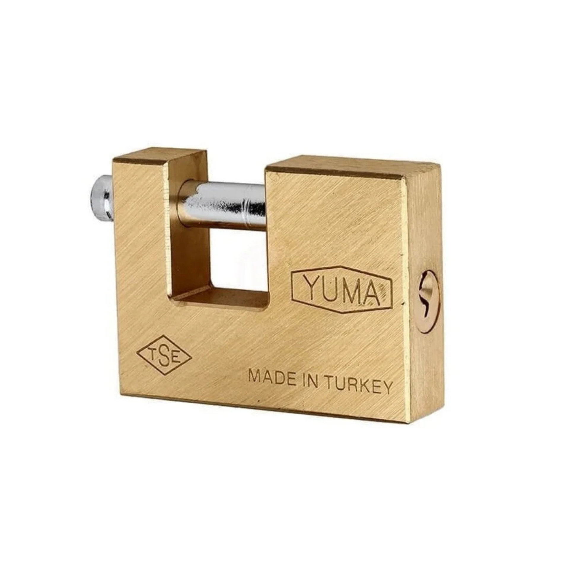 Yuma Kayar Milli Asma Kilit, Yeni Tip Pirinç 90 mm